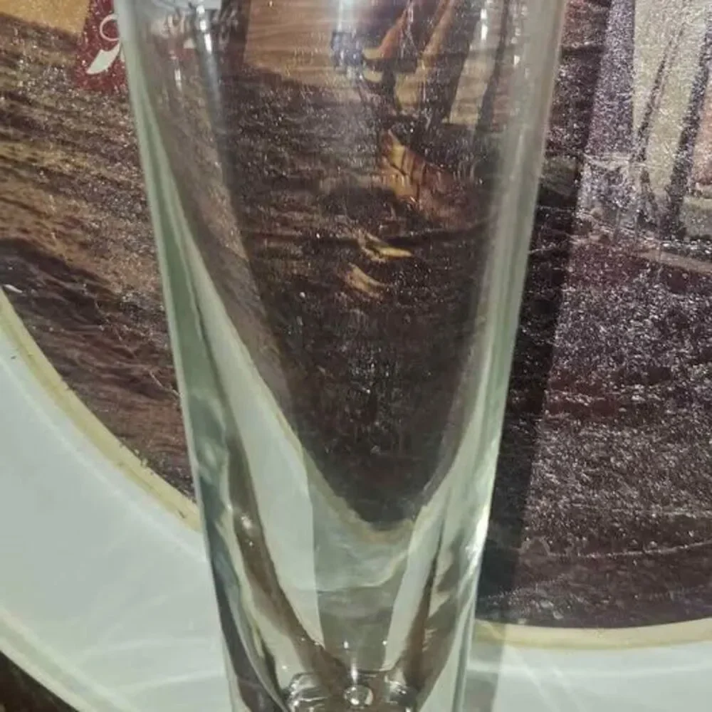 4 Vintage Schlitz Beer Footed Pilsner Glasses